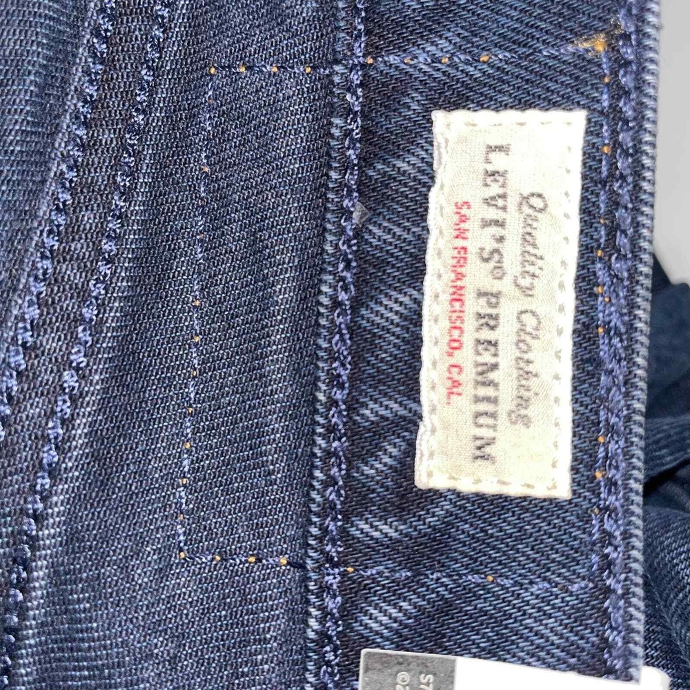 NWT Levi's Premium Wedgie Jeans Women's Button Fly New High Rise Tapered Leg 25 - Picture 9 of 15